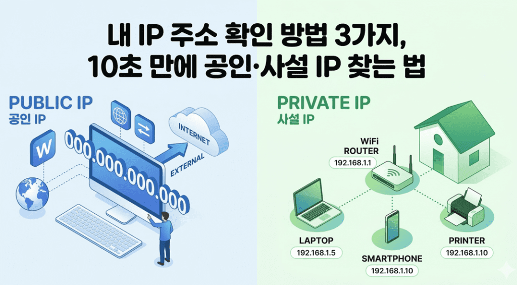 내 IP 주소 확인 방법