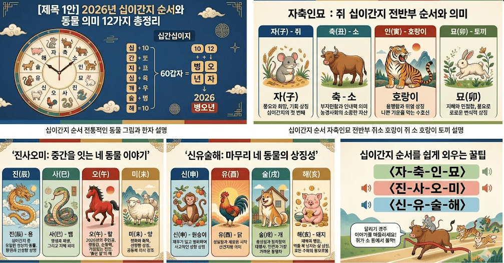 십이간지 순서